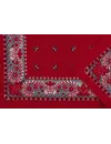 Boerenzakdoek Franse lelie 55 x 55 cm - Rode zakdoek