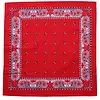 Boerenzakdoek Franse lelie 55 x 55 cm - Rode zakdoek