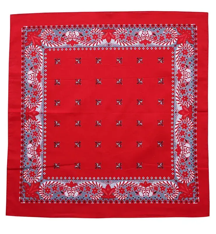 Boerenzakdoek Franse lelie 55 x 55 cm