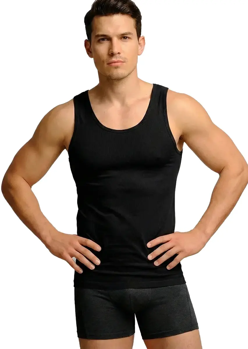 Boru Bamboo heren onderhemd - Bamboe singlet - Mannen hemden bamboe - Hemden heren