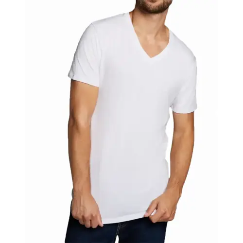 Bamboo Basics 2-pak heren T-shirts V-hals - Velo