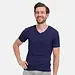 Bamboo Basics 2-pak heren T-shirts V-hals - Velo - Bamboe heren ondershirts korte mouwen - Donkerblauw - Groen - Wit - Zwart - Donkerblauw