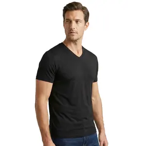 Apollo 2-pack heren T-shirts - Bamboe V-hals - Mannen ondershirt korte mouwen