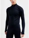 Craft thermoshirt heren lange mouw met rits - Core dry - Mannen baselary - Warm thermo ondergoed