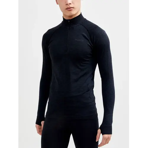 Craft thermoshirt heren lange mouw met rits - Core dry