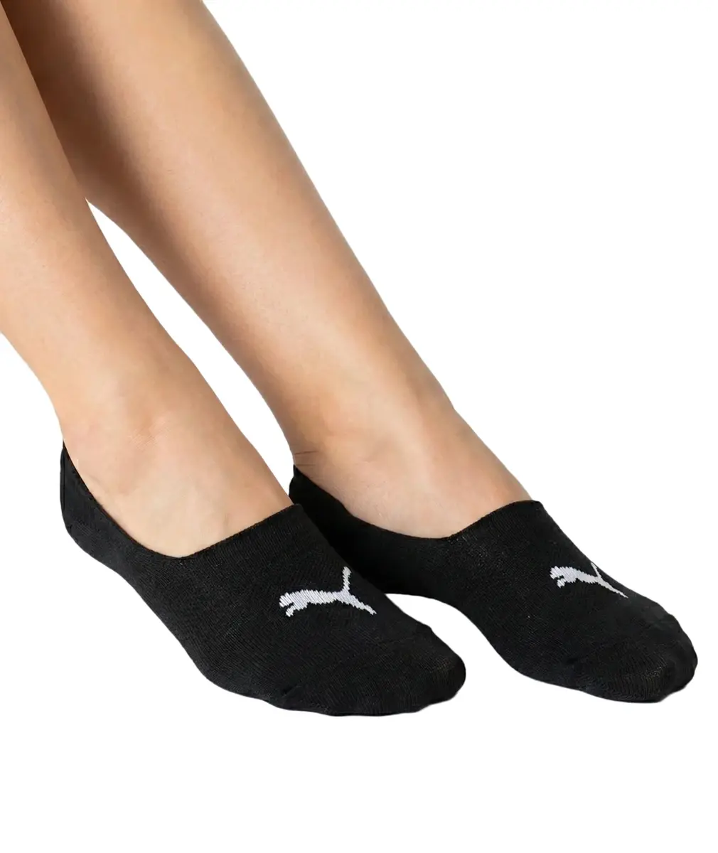 Puma 6-paar footies sokken - Lage sneaker sokken - Voordeelverpakking kousenvoetjes - Sokken voor in loafers
