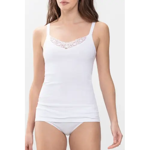 Mey 2000 dames hemd met kant - katoen 25250