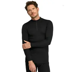 Ten Cate Thermo heren shirt lange mouw - Col met rits - Warm ondershirt met hoge hals