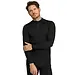 Ten Cate Thermo heren shirt lange mouw - Col met rits - Warm ondershirt met hoge hals - Zwart