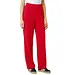 Pieces Summer wide pants dames - Loungewear broek - Katoenen lange pyjamabroek dames - Rood