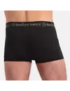 Bamboo Basics 3-pak heren boxers korte pijpjes - Liam - Zwart - Zwarte bamboe heren onderbroek