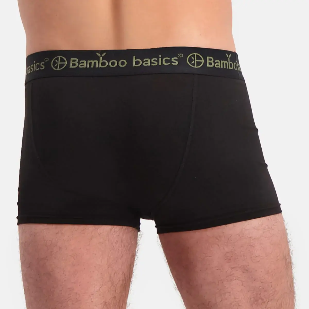 Bamboo Basics 3-pak heren boxers korte pijpjes - Liam - Zwart - Zwarte bamboe heren onderbroek
