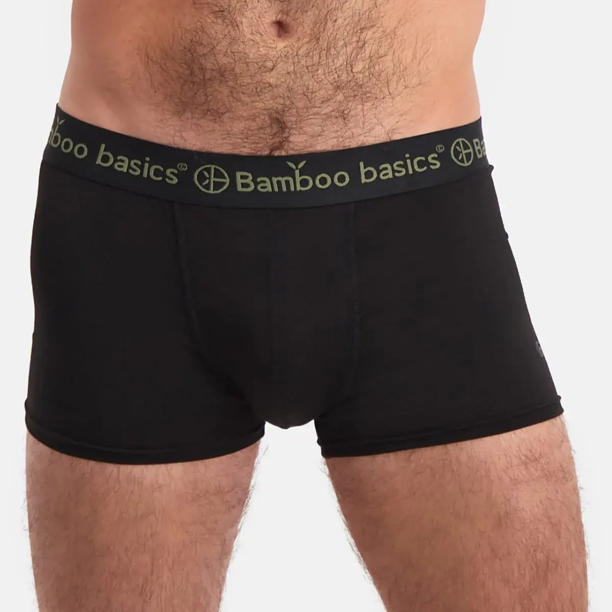 Bamboo Basics 3-pak heren boxers korte pijpjes - Liam - Zwart - Zwarte bamboe heren onderbroek