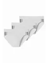 Schiesser 3-pack heren Rio slip 95/5 - Stripe - Hoog opgesneden heren onderbroek - Stoffen band - Biologisch katoen