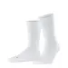 FALKE Run Rib Crew Unisex sokken - Wit