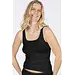 Nina von C dames hemd Pure Modal/Viscose - vrouwen singlet - Comfort hemd - Zwart