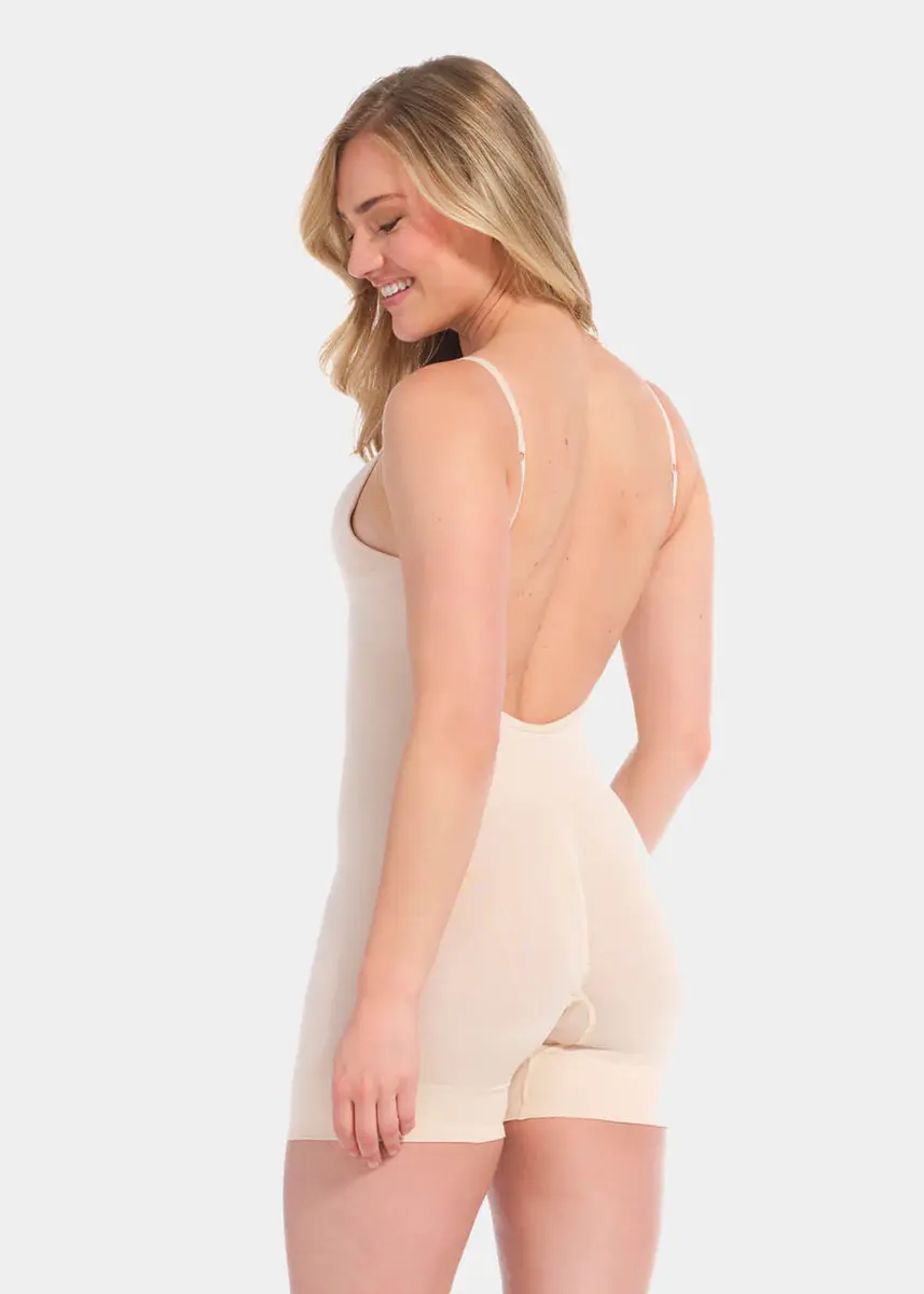 Magic corrigerende bodysuit lage rug - Low back soft bodysuit - Shapewear body met spaghetti bandjes