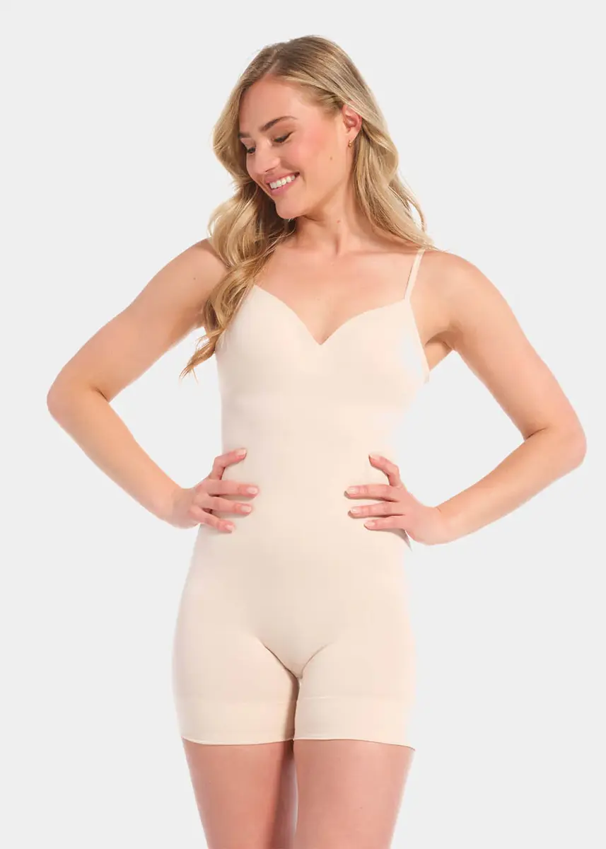 Magic corrigerende bodysuit lage rug - Low back soft bodysuit - Shapewear body met spaghetti bandjes