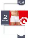 Sloggi 2-pak heren 24/7 hipster - Lage heren boxershort elastisch katoen
