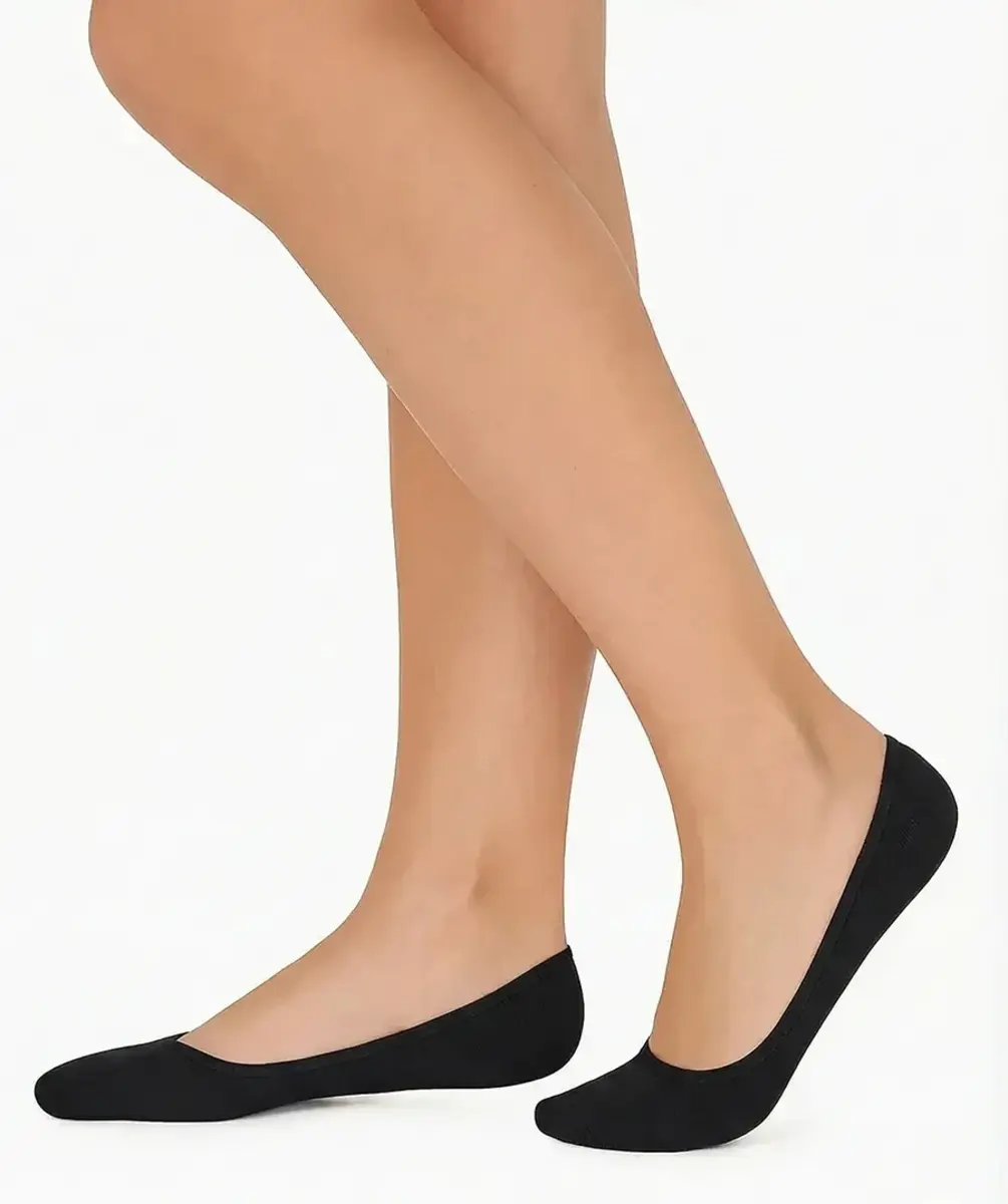 Teckel 2 paar - Sock Footies sokken - Kousenvoetjes - Loafer sokken katoen