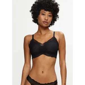 Triumph Lift Smart push up Bh zonder beugel - kanten Beugelloze bh met smalle bandjes - voorgevormd