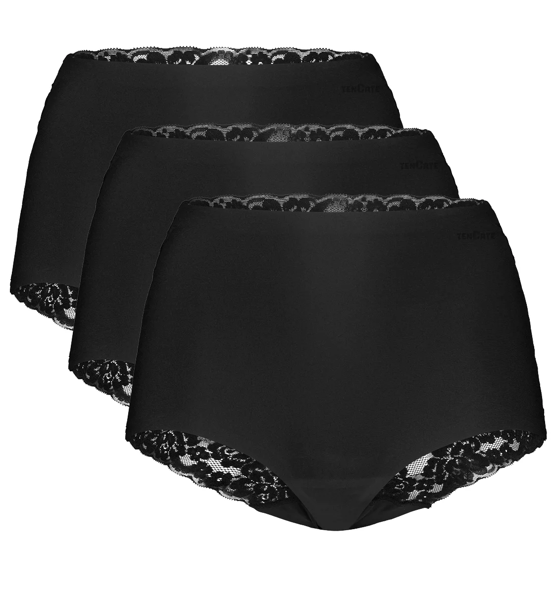 Ten Cate 3-pack secrets kanten high waist slip - 60828