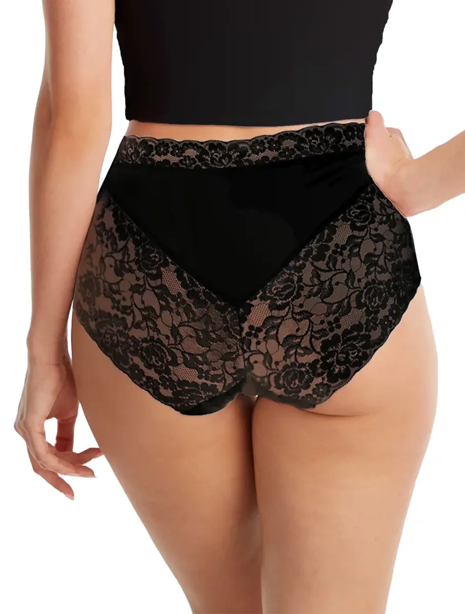 Ten Cate 3-pack secrets kanten high waist slip - 60828