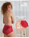 Ten Cate 3-pack secrets kanten high waist slip - 60828