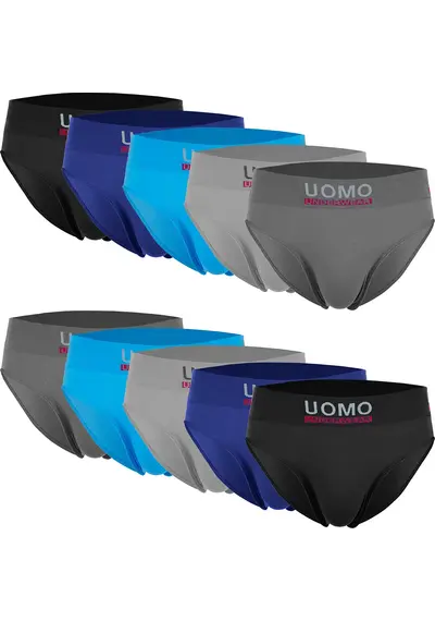 Uomo 10-Pack Heren Slip-Naadloos