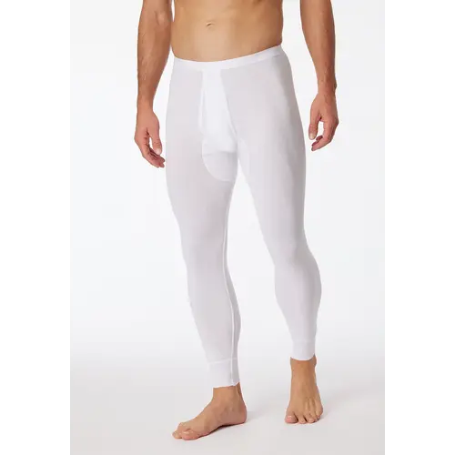 Schiesser lange onderbroek heren - Feinrip met gulp