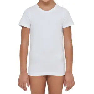 Beeren kinder/ jongens T-shirt korte mouw - Ondershirt naadloos - 100% katoen