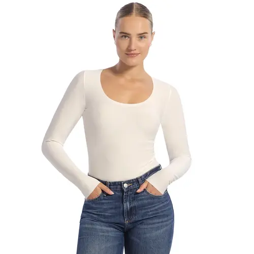 Ten Cate Secrets Onzichtbaar ondershirt dames lange mouw - Naadloos