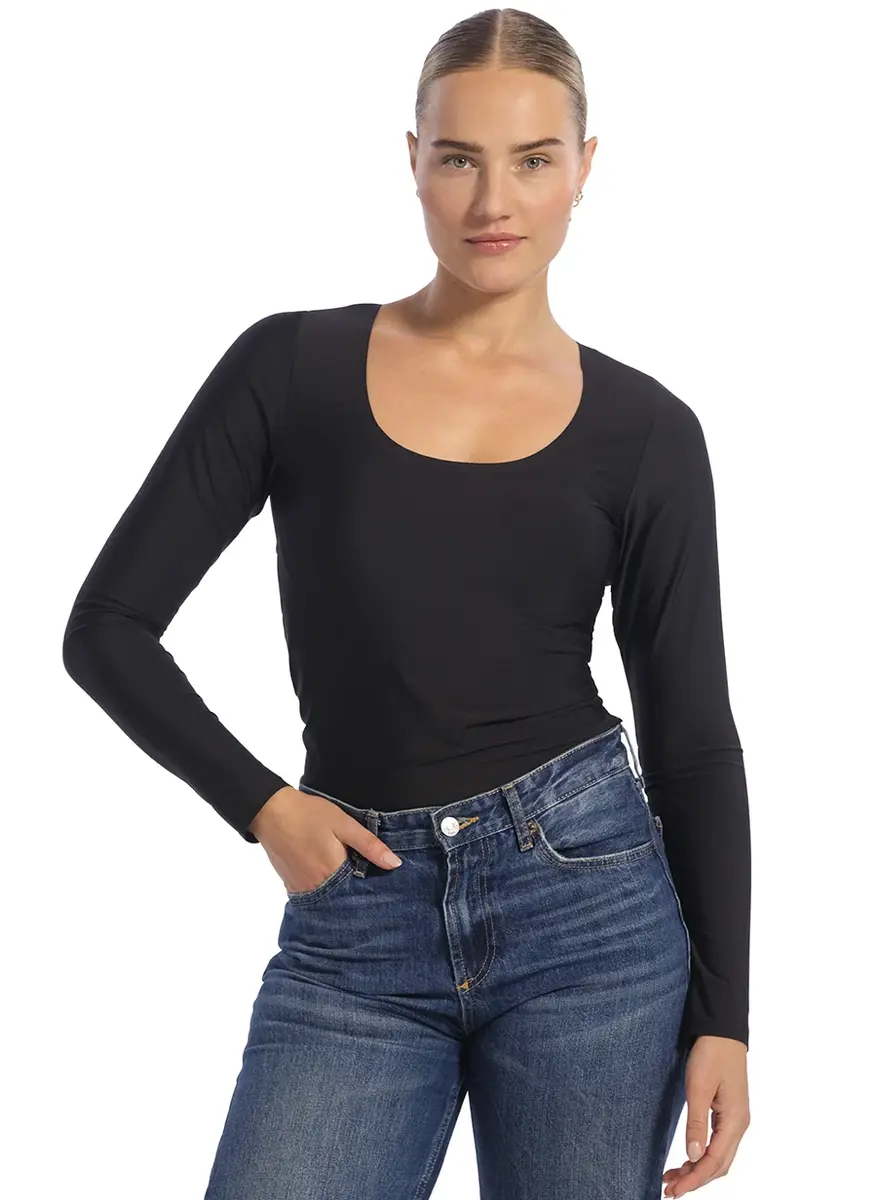 Ten Cate Secrets Onzichtbaar ondershirt dames lange mouw - Naadloos