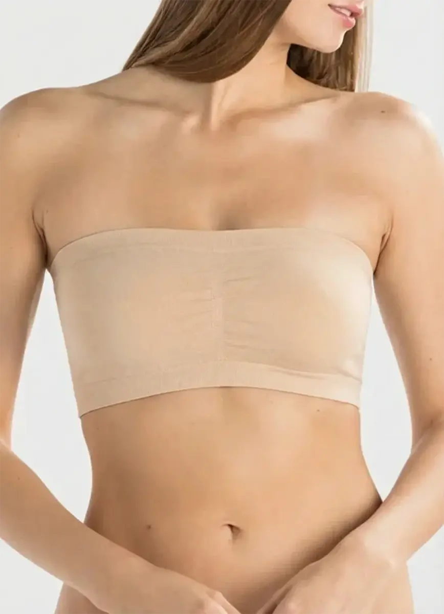 J&C Bandeau Top - BH - Bandeau Bh - Aansluitend microfiber