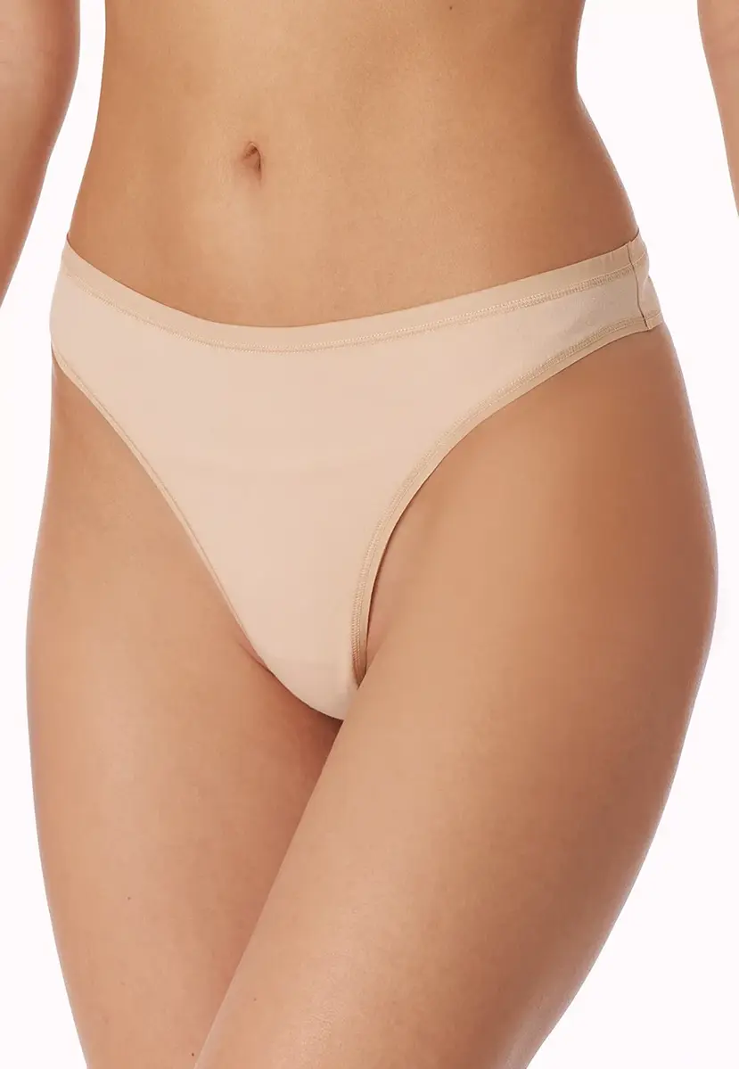 Schiesser 2-Pack strings dames 95/5 - Biologisch katoenen dames strings - Multipack