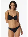 Schiesser BH Beugel BH - Pure Cotton - Zwarte Katoenen bh met kant