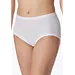 Schiesser 2-Pack Taille dames slips - Fein rib original - 100% biologisch katoenen dames onderbroek - Zachte randen - comfortabel - Wit