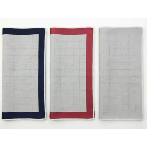 Swan 6 stuks Heren zakdoeken - Grey Lord