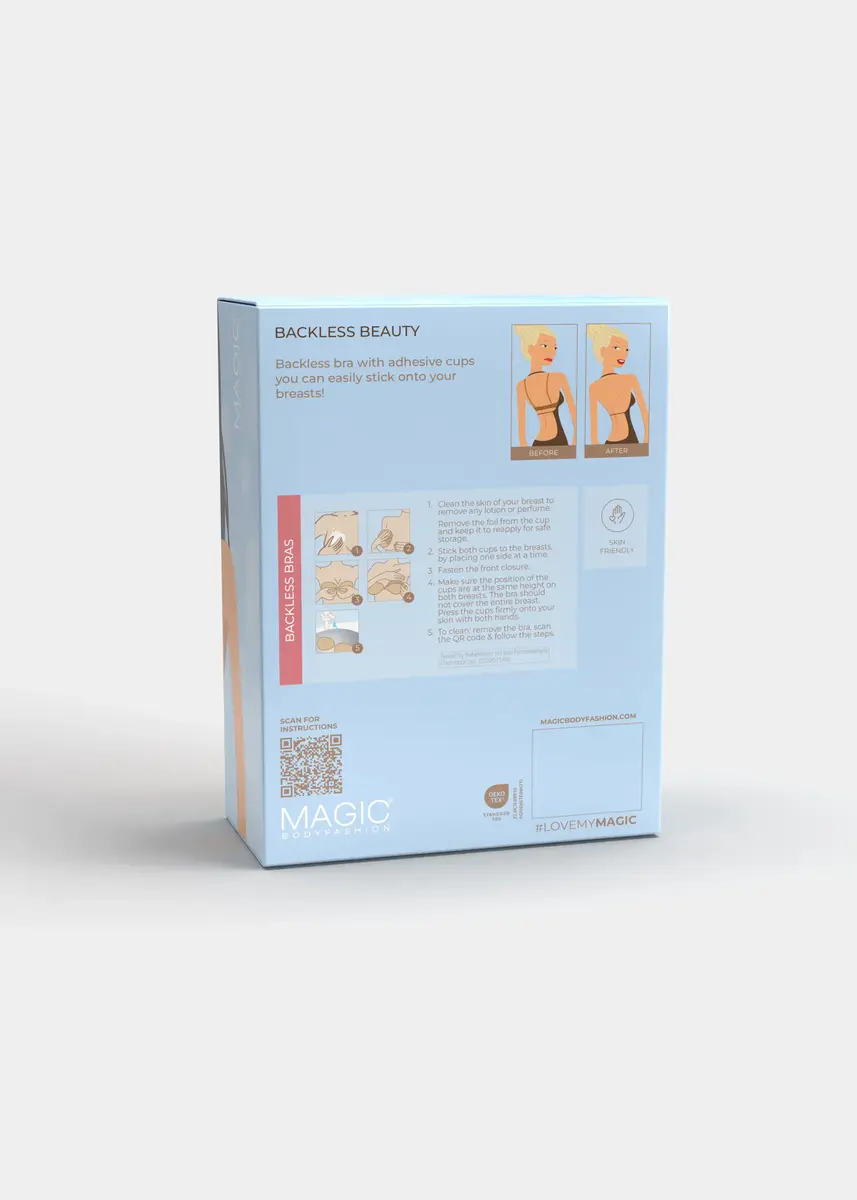 Magic Plak BH zonder achterkant - Backless Beauty - Strapless bh zonder achterkant