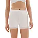 Fine Woman dames boxershort met kort pijpje - Elastisch katoenen kanten onderbroek - Wit