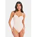 Magic corrigerende string Body - Body Soft - Buik corrigerende string body met spaghetti bandjes - Naadloos - Huidskleur