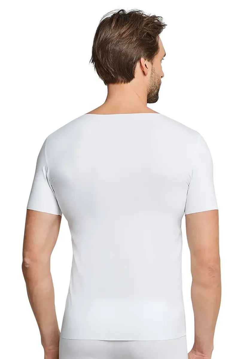 Schiesser business heren ondershirt - Naadloos laser cut - Perfect shirt voor onder je overhemd - Schijnt niet door - Diepe hals