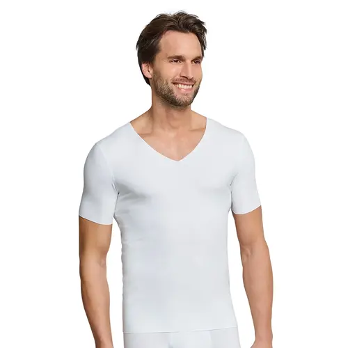 Schiesser business heren ondershirt - Naadloos laser cut