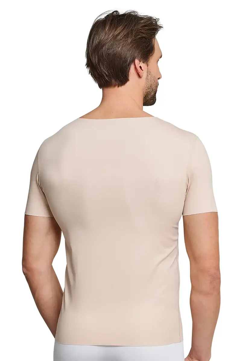 Schiesser business heren ondershirt - Naadloos laser cut - Perfect shirt voor onder je overhemd - Schijnt niet door - Diepe hals