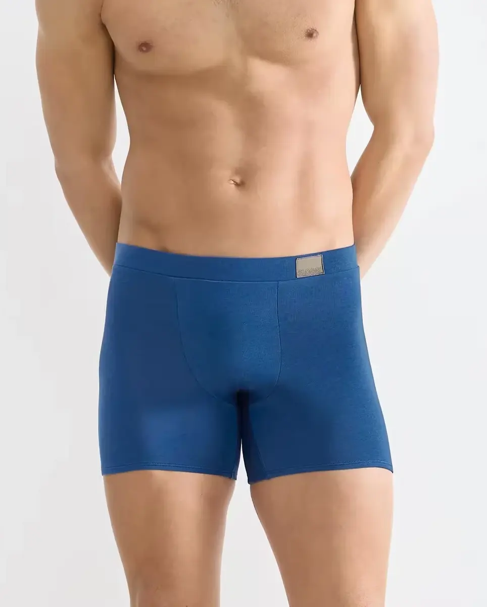 Sloggi 2-Pack heren boxershort - Natural Go - Biologisch katoenen heren onderbroeken - Platte naden voor minder irritatie