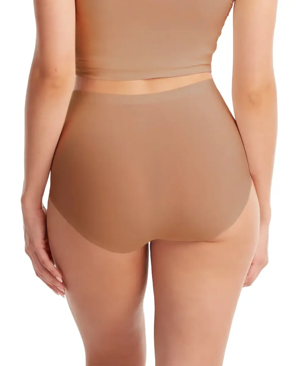 Ten Cate Secrets Maxi slip dames - Invisible - Colours - Hoge dames taille slips - Onzichtbaar - Naadloos beige slips