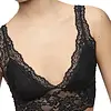 Pieces Bralette kant - Lace Bra Top - Zwarte dames kanten bh top -