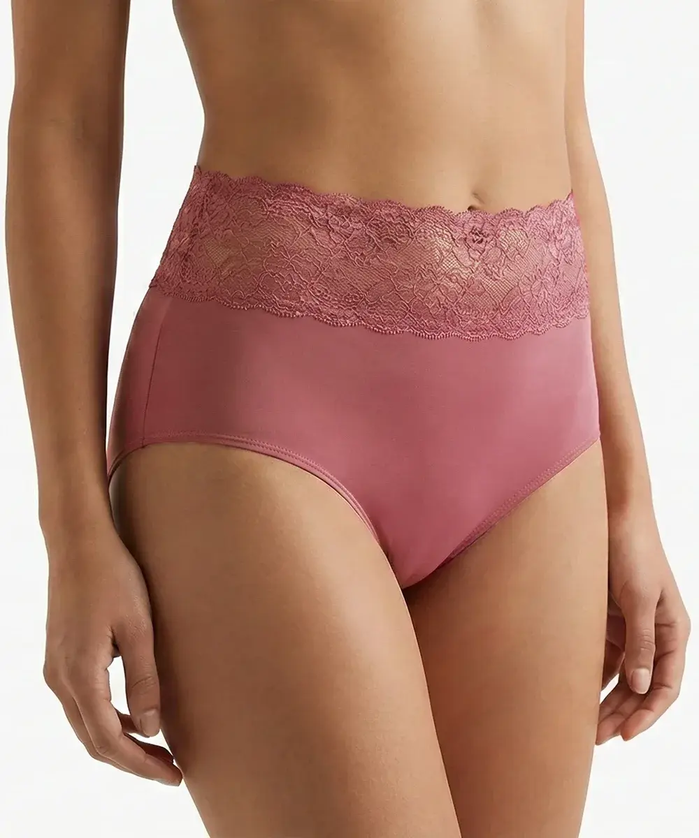 J&C Kanten dames taille slip - Invisible - Naadloos dames ondergoed dat niet doorschijnt