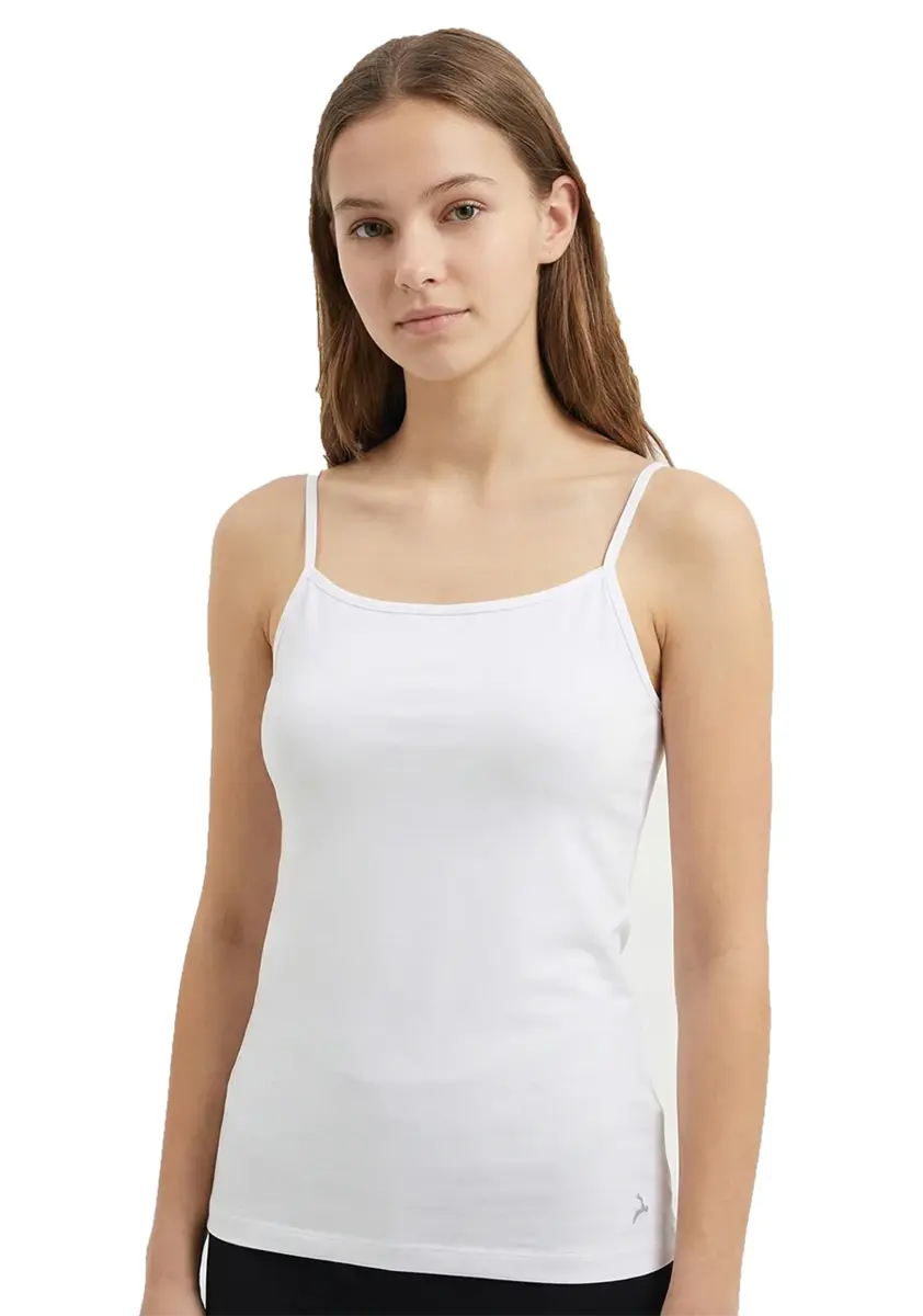 Ten Cate meisjes Spaghetti hemd Organic 31960 - Kinder basic onderhemd Biologisch katoen - Verstelbare bandjes