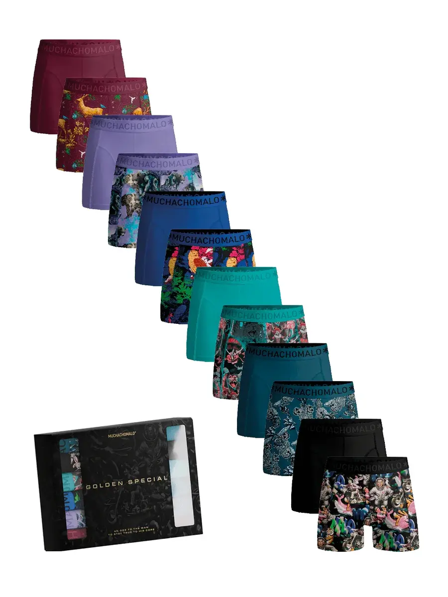 Muchachomalo 12-Pack Heren Boxershort -  Golden